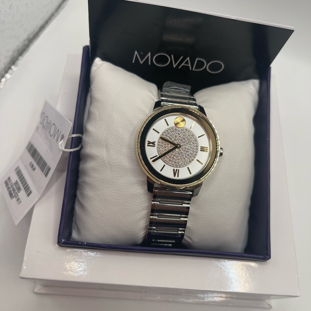 MOVADO TREND CRYSTAL WATCH, 32MM